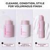 Design.Me PUFF.ME Volumizing Shampoo and Conditioner, & Mousse Bundle | 10Fl Oz Sulfate Free Shampoo, Sulfate Free Conditioner & 8.5-Oz Hair Volume Mousse | Color Safe Shampoo, Conditioner, & Mousse view 3