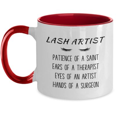 Lash Artist Mug, Lash Artist Gift, Lash Tech Gift, Lash Boss Gift, Gift For Lash Technician