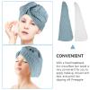 COHEALI 2pcs Quick Dry Hair Caps for Women Soft Microfiber Hair Drying Towels Lightweight and Absorbent Bathing Hats view 3