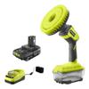 ONE+ 18V Cordless Compact Power Scrubber Kit with 2.0 Ah Battery and Charger view 1