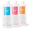 BRUN Aqua Facial Serums for Face Cleansing A Pack of 400ml 3 Aqua Peeling Solution AS1, SA2, and AO3 Skin Care Solution for Vacuum face Cleaning Jet for Home and Spa view 1