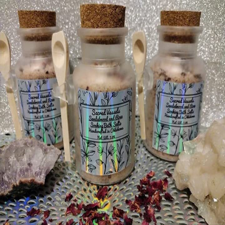 Bath Salts *Rose +Sandalwood Craft/Boutique