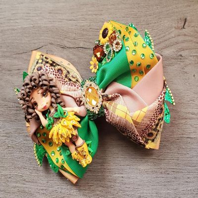 Sunflower Paradise Hair Bow 1 of 1