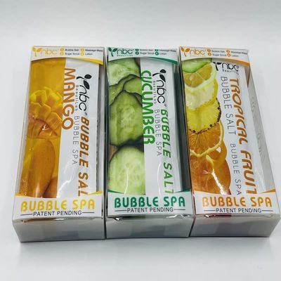 Foot Soak, Foot Spa Pedicure Set With Bath Salt, Foot Cream, Foot Scrub, Exfoliating Foot Care In a Box 4 Step Spa Pedicure Kit For Dry cracked Feet, 3 Set (mango, cucumber, tropical)