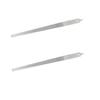 2PC 8 Diamond Dust Nail File - Stainless Steel Nail Dresser - 9 Inch view 1