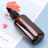 Zerodeko 3pcs Brown Glass Sub Bottle for Travel Lightweight Portable Cosmetics Holders for Lotion Essential Oils and Emulsions view 2