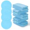 120 Pcs Facial Sponge Compressed, Luxiv Face Cleansing Sponge Estheticians Compressed Makeup Facial Sponge Round Wash Face Sponges for Women Compress Exfoliating Removal Sponge (blue) view 1