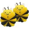 Bath Loofahs for 2Pcs Bee Design Shower Sponge Soothing Loofa Exfoliating Bath Sponge Body Scrubber Bath Sponges for Shower Bath Scrubber for Body view 1
