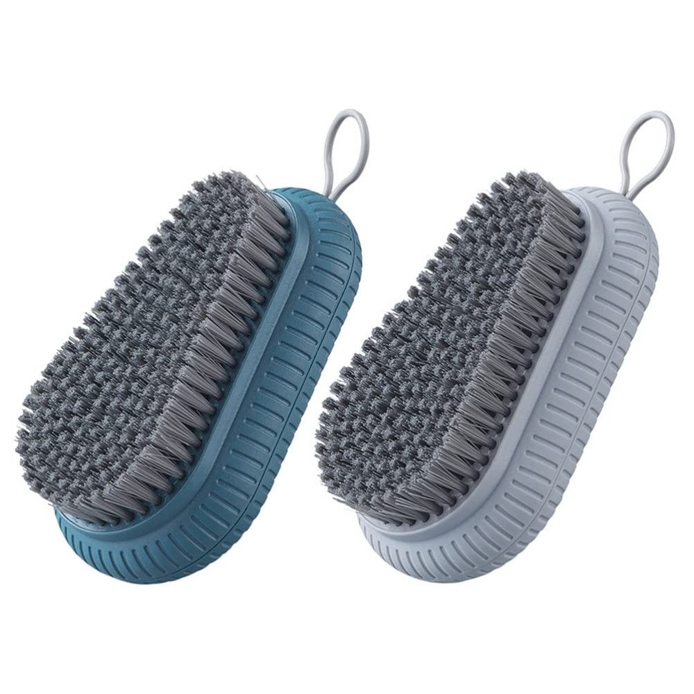FOMIYES 2pcs Soft Bristle Nail Brush for Hand and Nail Cleaning Multi-use Scrub Brush for Home and Salon and Colors Included