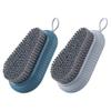 FOMIYES 2pcs Soft Bristle Nail Brush for Hand and Nail Cleaning Multi-use Scrub Brush for Home and Salon and Colors Included view 1