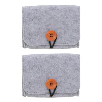 FOMIYES 2PCS 6-Bottle Essential Oil Bag Small Essential Oil Carrying Case Perfume Bottle Travel Storage Bag Pouch for 5/10ml Roller Bottles