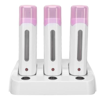 Fast Heat Wax Warmer Roll On Wax Heater Triple Tube Hair Removal Wax Melting Machine Wax Epilator Machine