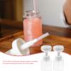 VOSAREA 2pcs Flower Soap Dispenser Pump Bottles Refillable Hand Soap Dispensers Elegant Design for Bathroom and Kitchen Use view 2