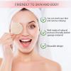 100 Pcs Loofah Face Pads Exfoliating Loofah Sponges Makeup Remover Reusable Soft Facial Skin Care Scrub Wash Pads view 2