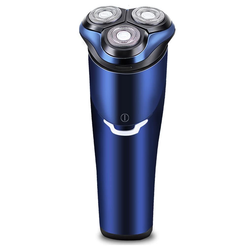 XARONF Men's Electric Shaver - USB Rechargeable 3D Rotary Shaver Razor for Men with Pop-up Sideburn Trimmer