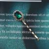 Allereyae Crystal Hair Pins Barrette Blue Rhinestone Hair Clip Barrette Gold CZ Emerald Headpieces Decorative Head Clip Headwear Blue Gemstone Barrette Hair Accessories for Women (Blue) view 3