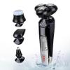 XARONF LED Electric Razor for Men, Mens Electric Shavers USB Rechargeable, Shave Mens Grooming Kit, Black view 2