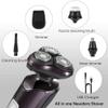 XARONF LED Electric Razor for Men, Mens Electric Shavers USB Rechargeable, Shave Mens Grooming Kit, Black view 3