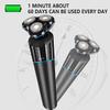 XARONF Electric Razor for Men Electric Face Shavers Rechargeable Shaving Men's Razors IPX5 Waterproof Wet Dry Rotary Shavers Beard Nose Mustache Trimmer view 4