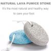 Natural Foot Pumice Stone for Feet, Borogo 2-Pack Lava Pedicure Tools Hard Skin Callus Remover for Feet and Hands - White&Blue view 4