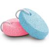 Natural Foot Pumice Stone for Feet, Borogo 2-Pack Lava Pedicure Tools Hard Skin Callus Remover for Feet and Hands -Red&Blue view 1