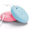 Natural Foot Pumice Stone for Feet, Borogo 2-Pack Lava Pedicure Tools Hard Skin Callus Remover for Feet and Hands -Red&Blue view 2