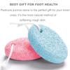 Natural Foot Pumice Stone for Feet, Borogo 2-Pack Lava Pedicure Tools Hard Skin Callus Remover for Feet and Hands -Red&Blue view 3
