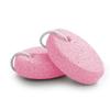 Natural Foot Pumice Stone for Feet, Borogo 2-Pack Lava Pedicure Tools Hard Skin Callus Remover for Feet and Hands -Red view 1