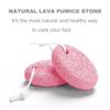 Natural Foot Pumice Stone for Feet, Borogo 2-Pack Lava Pedicure Tools Hard Skin Callus Remover for Feet and Hands -Red view 4