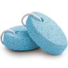 Natural Foot Pumice Stone for Feet, Borogo 2-Pack Lava Pedicure Tools Hard Skin Callus Remover for Feet and Hands -Blue view 1