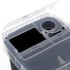 Beaupretty Blades Dispenser Razor Disposable Storage Case with Locking Snap-Top Lid Compact Sharps Container for Barber Shop and Home Safe Blade Disposal view 3