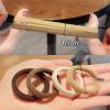 2 Cans Hair Ties for Women, Cotton Seamless Hair Bands, Elastic Ponytail Holders, No Damage for Thick Hair view 2