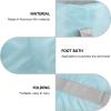 SOLUSTRE Travel Foot Bath Bag Portable Folding Foot Soak Basin Water Container for Camping Hiking and Outdoor Use Space-saving Design view 3