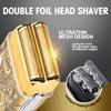 RESUXI Hair Clippers for Men & Electric Razor Shavers Set,Cordless Hair/Beard Trimmers Grooming Kit,Hair Liners Clippers for Hair Cutting Barbers Supplies,LCD Display 2 Foil Head view 2