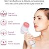 TOEWOE Facial Cleansing Brush, IPX6 Waterproof Facial Spin Brush with 3 Rotating Brush Heads, USB Rechargeable, 4 Speed Modes for Cleansing, Exfoliating (Color : Red) view 3