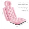 Full Body Bath Pillow, Bath Pillows for Tub, Adult Bathtub Pillow Bath Pillows for Tub Neck Back Support Quick Drying Headrest Cushion (Pink-37 x 16 inch, One Size) view 3