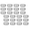 FOMIYES 24pcs Round Aluminum Storage Tins for Creams Cosmetics and Craft Supplies Lightweight and Containers for Easy Organization and Transport view 1