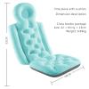 Full Body Bath Pillow, Bath Pillows for Tub, Adult Bathtub Pillow Bath Pillows for Tub Neck Back Support Quick Drying Headrest Cushion (Blue-37 x 16 inch, One Size) view 3