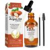 Bieyoc Hair Oil, 100% Pure Moroccan Argan Oil, Damaged Hair Treatment, Cold Pressed Oil for Beard, Nails and Skin, 2.02 Fl Oz view 1