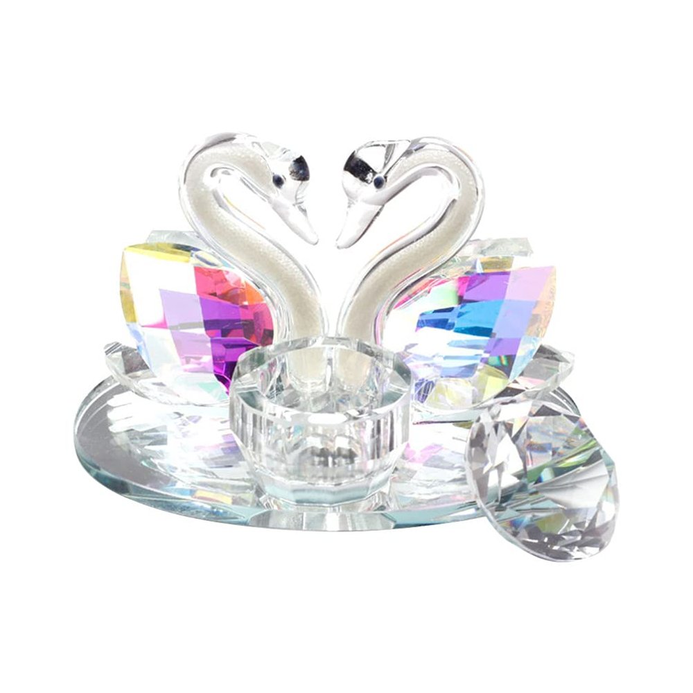 Beavorty 1pc Manicure Liquid Crystal Cup Swan Shape Nail Art Dish for Mixing Liquid Powder Nail Salon Tool for Professional Home Use