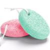 Natural Foot Pumice Stone for Feet, Borogo 2-Pack Lava Pedicure Tools Hard Skin Callus Remover for Feet and Hands -Red&Blue view 2