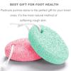Natural Foot Pumice Stone for Feet, Borogo 2-Pack Lava Pedicure Tools Hard Skin Callus Remover for Feet and Hands -Red&Blue view 3
