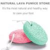 Natural Foot Pumice Stone for Feet, Borogo 2-Pack Lava Pedicure Tools Hard Skin Callus Remover for Feet and Hands -Red&Blue view 4