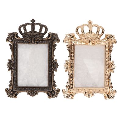 2PCS Resin Nail Art Palette Nail, Nail Mixing Palette Vintage Crown Design Painting Mixed Color Palette, Nail Holder Display Board Pallet