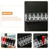 Zerodeko 3pcs Desktop Lipstick Holder Slots Makeup Organizer for Lipsticks and Eyebrow Pencils Stylish Cosmetic Display Rack for Bedroom and Vanity Use view 4