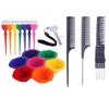 PERFEHAIR 7 Color Hair Dye Brushes and Bowls & Teasing Combs set-3-Pack view 1