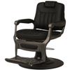 Buy-Rite Futura Professional Barber Chair - Heavy Duty Hydraulic Base, Solid Steel Frame, Premium Black Vinyl Seat, Adjustable Headrest, Reclining Mechanism, Flip-Style Footrest, YLG-8781-2 view 1