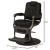 Buy-Rite Futura Professional Barber Chair - Heavy Duty Hydraulic Base, Solid Steel Frame, Premium Black Vinyl Seat, Adjustable Headrest, Reclining Mechanism, Flip-Style Footrest, YLG-8781-2 view 2