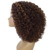 LUXLUXE Imani Curly Short Bob 14.5 in Long Lace Front Wig, Heat Resistant Fibers, Multiple Shades of Natural, Dip Dyed, & Blended Colors view 3