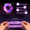 12PCS LED Hair Scrunchies,URSMART Light up Scrunchies Led Light Hair Bands with Gift Bage Glow in the Dark Hair Scrunchies Multi Light Modes for Woman,Glow Party Christmas Hair Accessories view 2